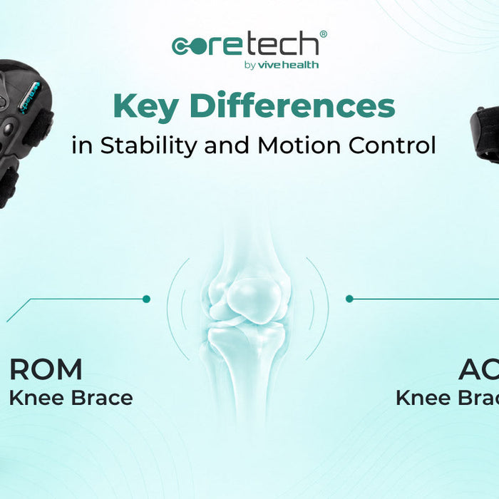 ACL Knee Brace vs ROM Knee Brace: Key Differences in Stability and Motion Control