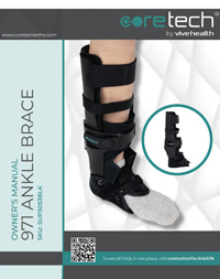 971 Ankle Brace manual cover SUP3053BLK.
