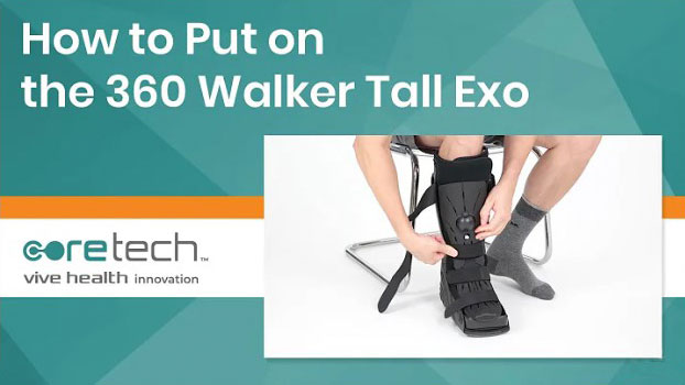 How to put on the 360 Exo Walker Tall