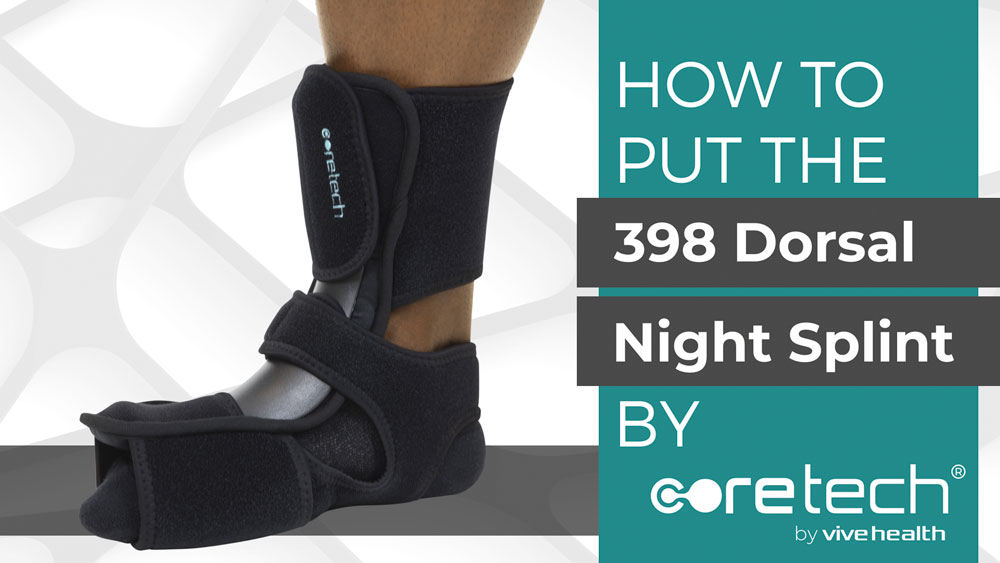 How to put the 398 Dorsal Night Splint