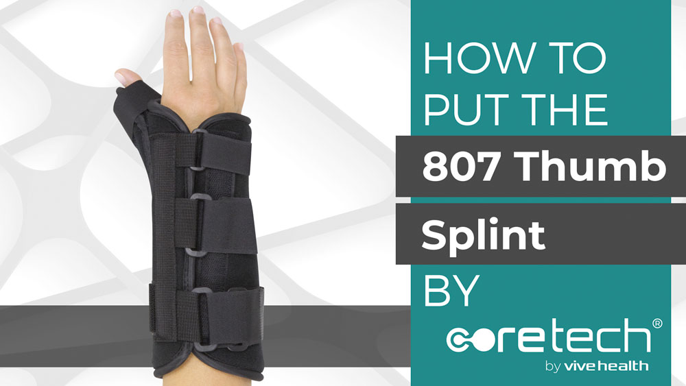 How to put the 807 Thumb Splint